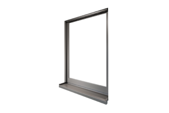 Schmales Aluminiumfenster